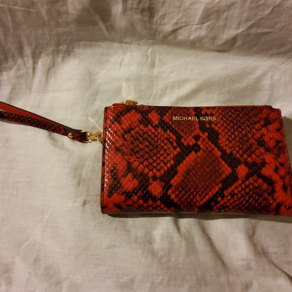 Brand new Michael Kors double Zip Wallet